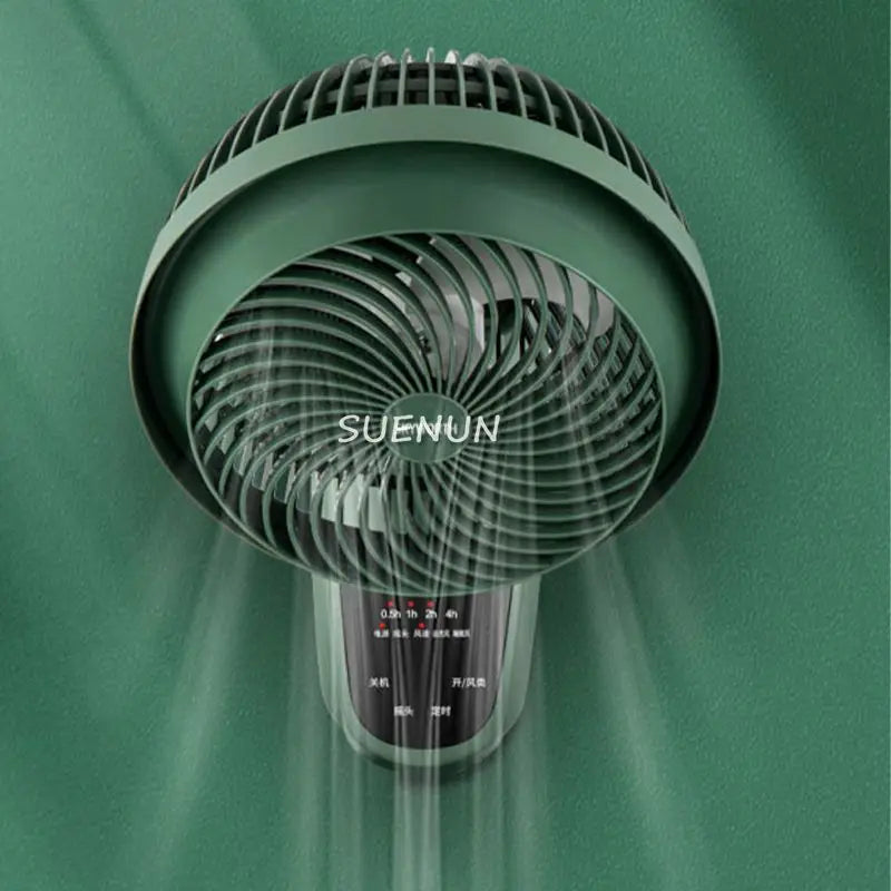 Air circulating wall fan Wall mounted household wall mounted electric fan Kitchen Toilet Non perforated wall electric fan Remote