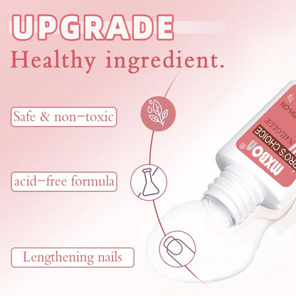 7g Fast-dry Nail Glue Super Strong Adhesive False Nail Glue With Brush Acrylic Nail Tips Rhinestones Sticky Nail Art Bond Glue