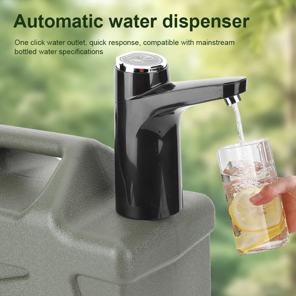 Electric Water Pump USB Rechargeable Portable Water Dispenser Wireless Water Pumping Device for Camping Water Tank