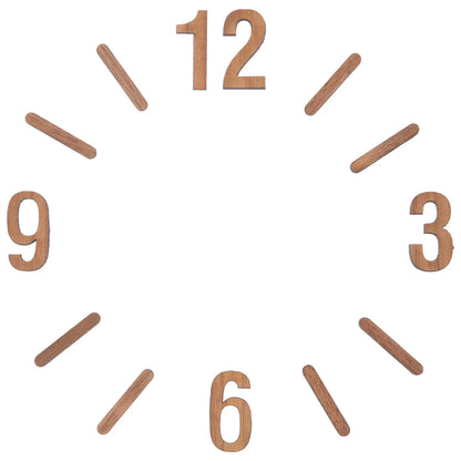 1 Set of Wall Clock DIY Numerals Clock Numerals Kit Replacement Clock Numerals Clock Numbers
