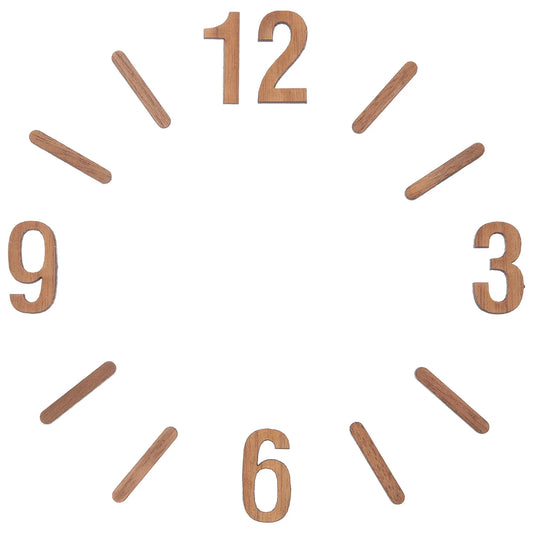 1 Set of Wall Clock DIY Numerals Clock Numerals Kit Replacement Clock Numerals Clock Numbers