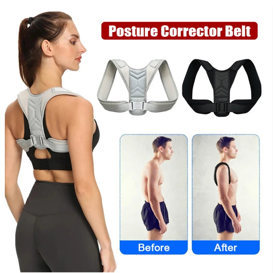 1Pc Back Posture Correction with Neck Support Training Equipment, Home Office Correction Posture, Shoulder and Back Protection