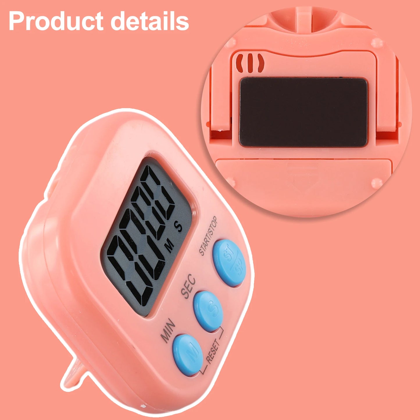 Kitchen Magnetic Digital Timer Egg  Clock Stopwatch Large LCD Digital Loud Alarm Count-Down Up Clock Practical Cooking Gadget