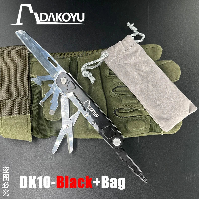 DAKOYU Outdoor Multifunctional Folding Multifunctional Tools Camping Equipment Portable EDC Detachable Large Scissors