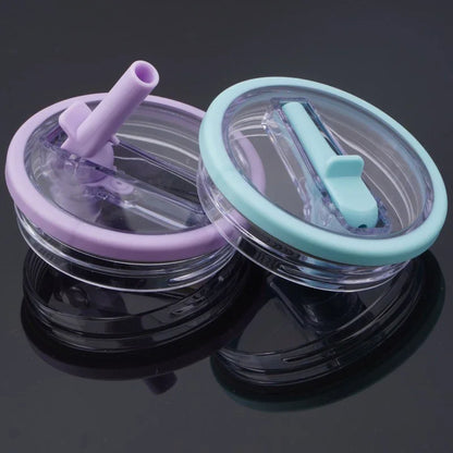Spill-proof Cup Cover for Stanley 40oz Replaceable Environmental Protection Cup Cover Creative Spiral Straw Cover Cup Accessorie