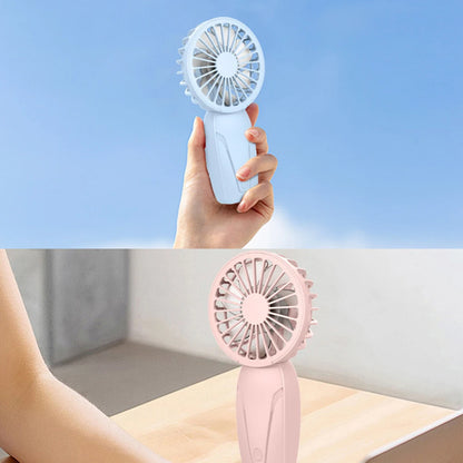 Portable Handheld Fan Mini Cooling Fan USB Rechargeable Eyelash Mute Cooler Handheld Fan Rechargeable Fan Camping Supplies