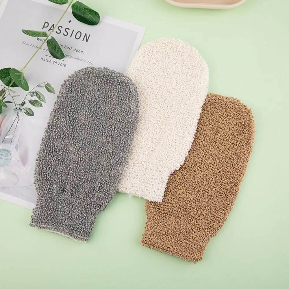 Scrubber Bathing Accessories Bathing Cleaning Towel Exfoliating Glove Body Scrub Gloves Fingers Bath Towel Shower Body Brush