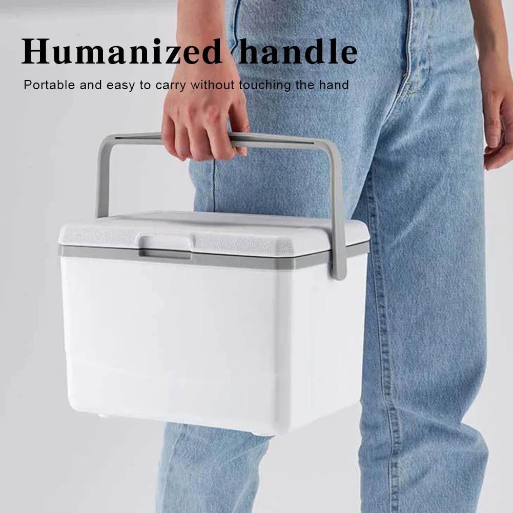 3L Car Refrigerator Camping Mini Fridge Freezer Portable Mini Fridge Cooler Fresh-Keeping Ice Box Keep Cool for Camping Travel