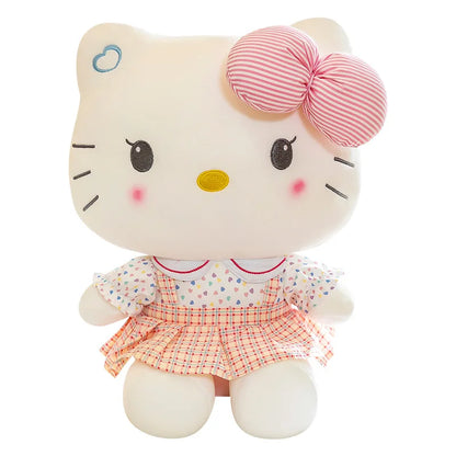Sanrio Hello Kitty Kuromi Melody Cinnamoroll Stuffed Toys Kawaii Baby Gifts Christmas Stuffed Toys Children Dolls for Kids