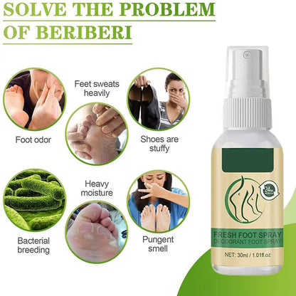 Foot Deodorant Spray Prevent Stinky Feet Non Pungent Removal Fragrance Spray Foot Relieve Moisturize Anti-sweat Dry Skin Ca D0T3