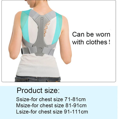 Posture Corrector Upper Posture Brace for Support Providing Shoulder-Neck-Back Relief Pain Adjustable for Men and Women