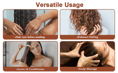 3pcs/set Hair Care Products for Women Moisturize Nourish Rosemary Oil Natural Batana Oil & Chebe Serum Anti-frizz Treatment Hair