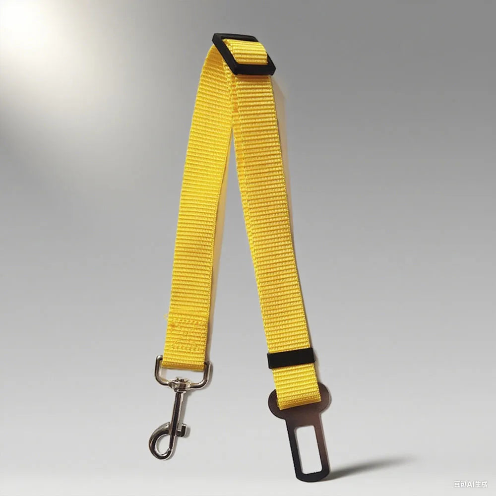 1 piece of car pet dog cat adjustable seat belt, retractable towing rope dog harness dog rope dog car travel supplies