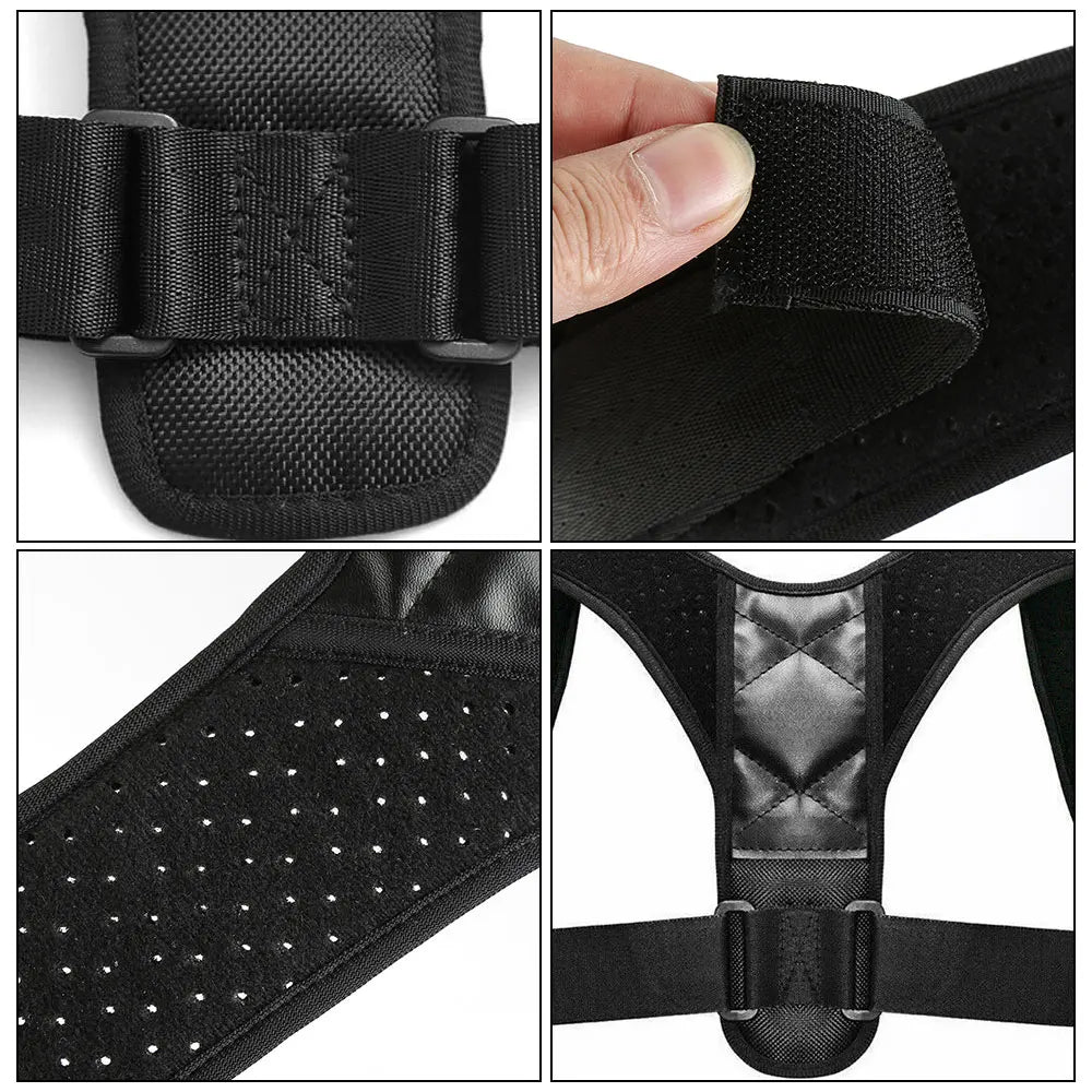 Adjustable Back Posture Corrector Preventing Humpback Upper Back Neck Brace Shoulder Back Correction Belt Spine Pain Relief