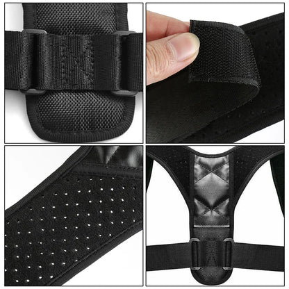 Adjustable Back Posture Corrector Preventing Humpback Upper Back Neck Brace Shoulder Back Correction Belt Spine Pain Relief
