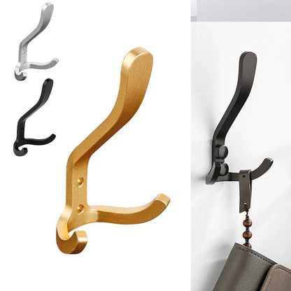 Wall Hook Towel Hanger Clothes Coat Hook Bedroom Robe Hook Livingroom Bathroom Kitchen Hanging Bag Key Hat Metal Hooks