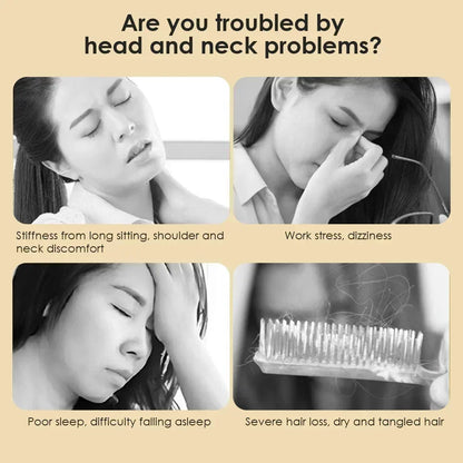 Scalp Massager Gua Sha Tool Wooden Massage Wood Comb Scalp Head Oil Massager Scalp Hair Comb Tools Hair Care