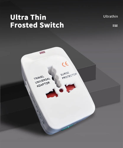 Universal Travel Adapter With 2 USB Ports Power Charger Adapter Outlet Converter Socket Plug Adaptor Connector EU UK US AU