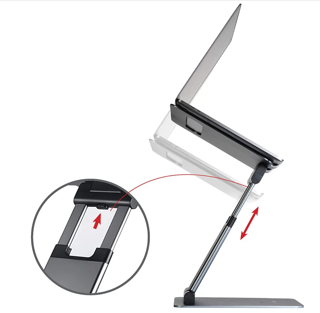 Laptop Stand For Desk, Height Adjustable , Computer Stand For Laptop, Portable Laptop Stands