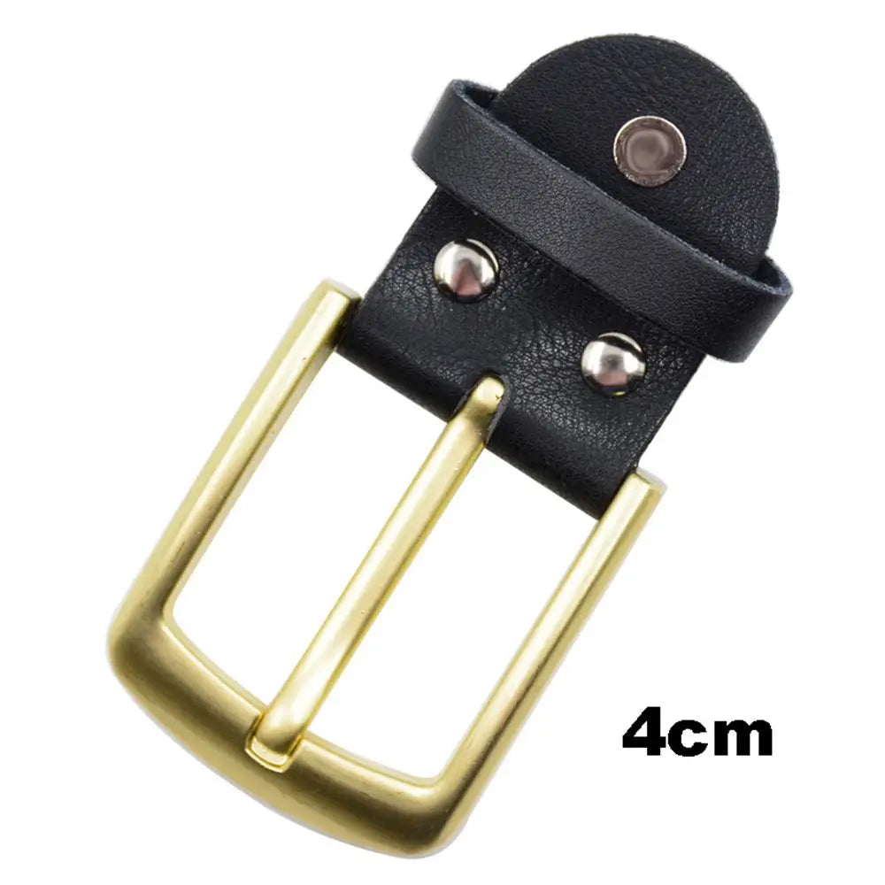 1Pcs New Men Belt Buckle Zinc Alloy Buckle Genuine Leather Buckle 2.5/3.5/4 cm Belt Head Men Fashion Apparel Accessories