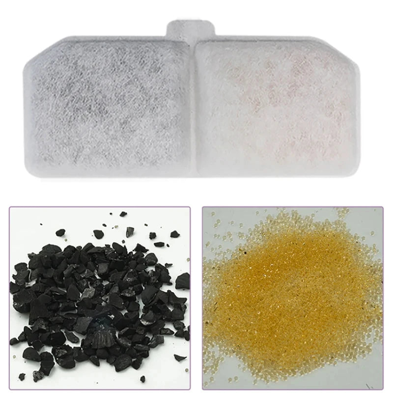 10/5PCS Cat Water Fountain Replacement Filter Elements Pet Drinking Bowl Auto Drinking Filter for Cats Dog