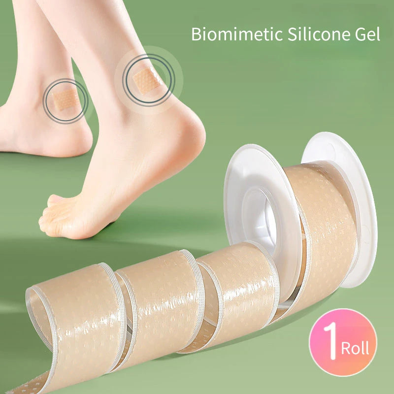 Silicone Gel Heel Stickers Heel Protector Biomimetic Anti Pain Relief Foot Care Products Multifunctional Invisible Heel Inserts