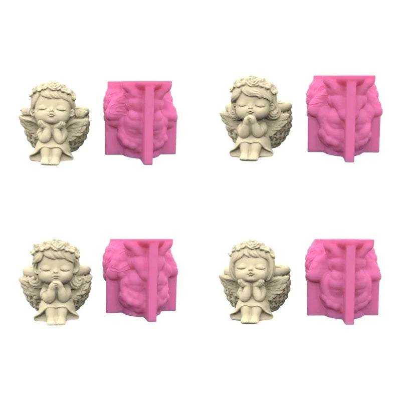 Succulents Flower Pot Resin Silicone Mold DIY Garden Concrete Flowerpot Holder Mould Handmade Crafts Home Decor