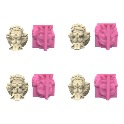 Succulents Flower Pot Resin Silicone Mold DIY Garden Concrete Flowerpot Holder Mould Handmade Crafts Home Decor