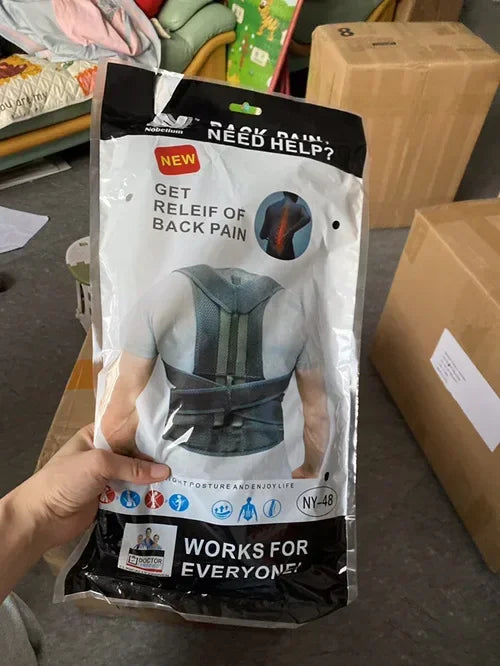 Back Support Posture Corrector Belt Adjustable Shoulder Clavicle Spine Support Belt Reshape Your Body Lumbar Brace Back Trainer