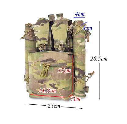 FERRO Style Back Panel Tactical Back Panel Pack Twin Back Panel Pack