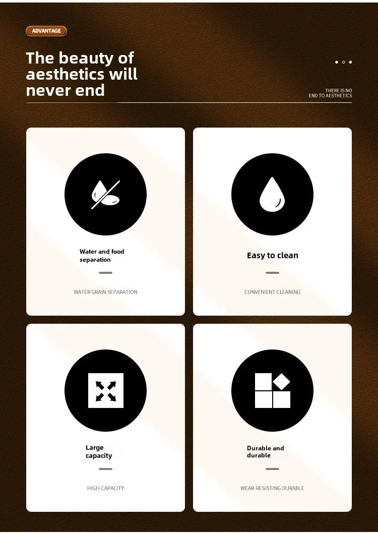 Pet Automatic Feeder Gravity Dispenser Food Storage Bucket Large Capacity Food Grade Materials Simple Cleaning for Cat Dog