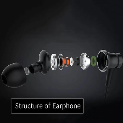 Xiaomi Mijia Smart Earphones Piston 3 Fresh Version In-Ear With Mic Wire Control For Mobile Phone For Xiaomi 5 5s 6 For Iphone