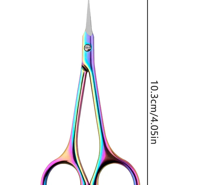 Stainless Steel Manicure Scissors for Nail Care Cuticle Nipper Dead Skin Remover Scissors Nail Art Cuticule Cutter Beauty Tool