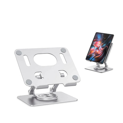 Tablet Stand Adjustable with 360 Swivel Base Aluminum Tablet Stand Holder Universal Tablet Holder for iPad Samsung Huawei Lenovo
