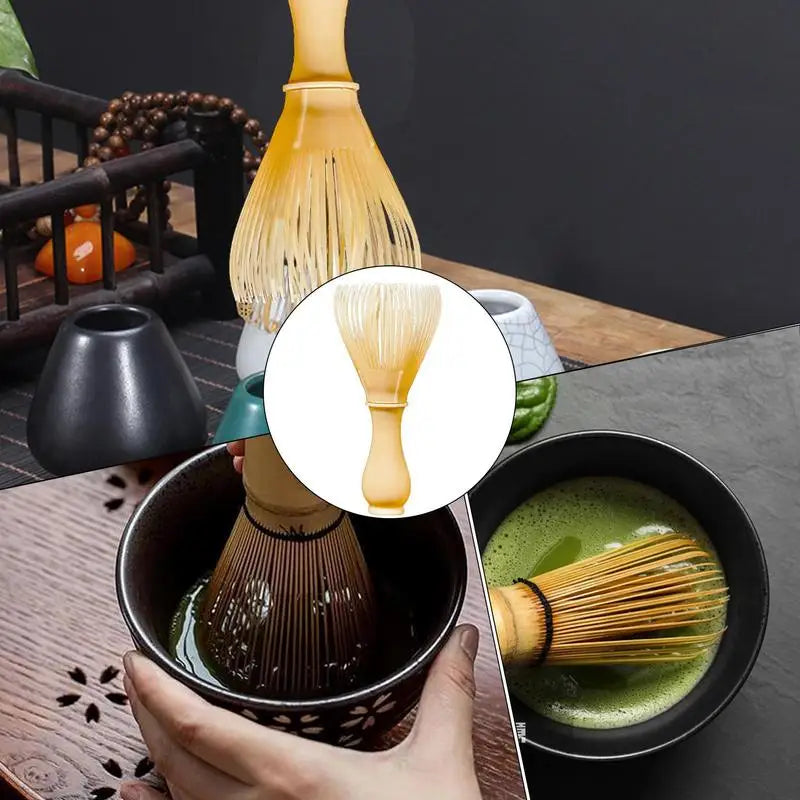 Matcha Whisk Japanese Ceremony Bamboo Chasen Matcha Green Tea Powder Whisk Tea Tool Tea Brush Kitchen Accessories Whisk Tools