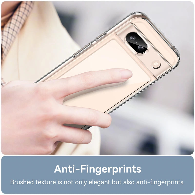 For Google Pixel 8A Case Cover Google Pixel 8A 7 8 Pro 7A 6A Capas New Back Shockproof Transparent Colour Fundas Google Pixel 8A