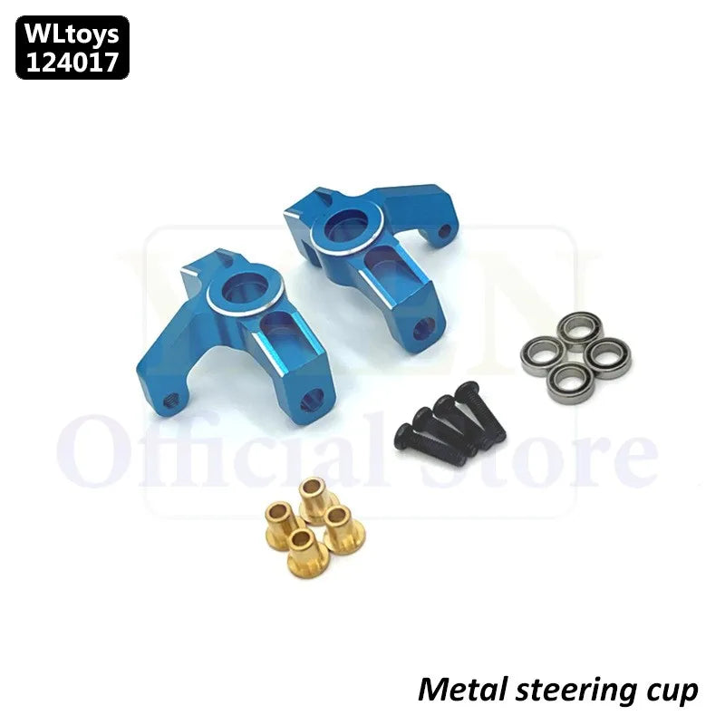 WLtoys 124017 1/12 RC Original Metal Spare Parts Swing Arm C Seat Bottom Motor Differential Gearbox Shock Absorbers Tire