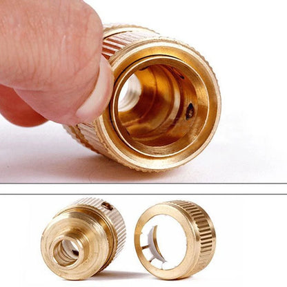 All-copper water gun connector 4-way water connector water pipe connector high-pressure water gun connector