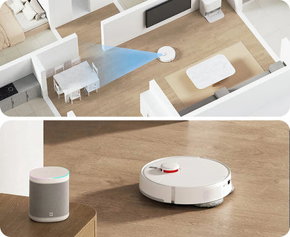 XIAOMI MIJIA Self Robot Vacuum Cleaners Mop 2 Smart Home Sweeping High Speed Rotary Scrubbing 5000PA Cyclone Suction LDS Laser