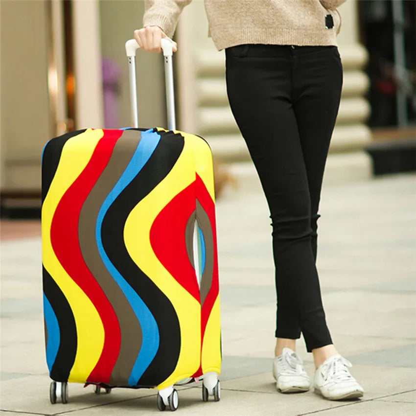 Travel Luggage Suitcase Protective Cover Trolley Case Travel Luggage Dust Cover Travel Accessories Packing Organizer Multi Color