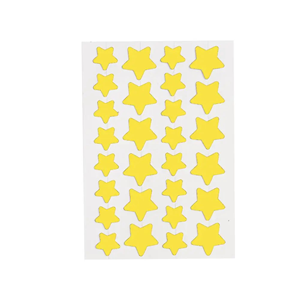 Black Star-Shaped Acne Stickers, Invisible Hydrocolloid Pimple Patches, Blemish Spot Cover Treatment,Skin Care Tool