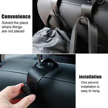 Universal Car Seat Headrest Hook For Auto Back Seat Storage Organizer Hanger Storage Holder For Handbag Purse Bags Clothes Coats