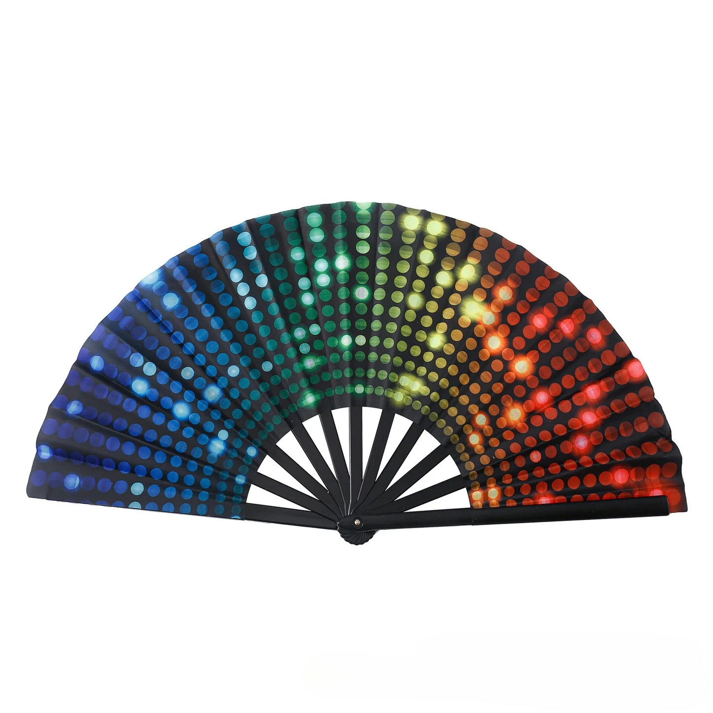 Boots The Ground Hand Fan Foldable Country Line Dance Fan Portable Large Popping Fan For Dance Practice Party Performance