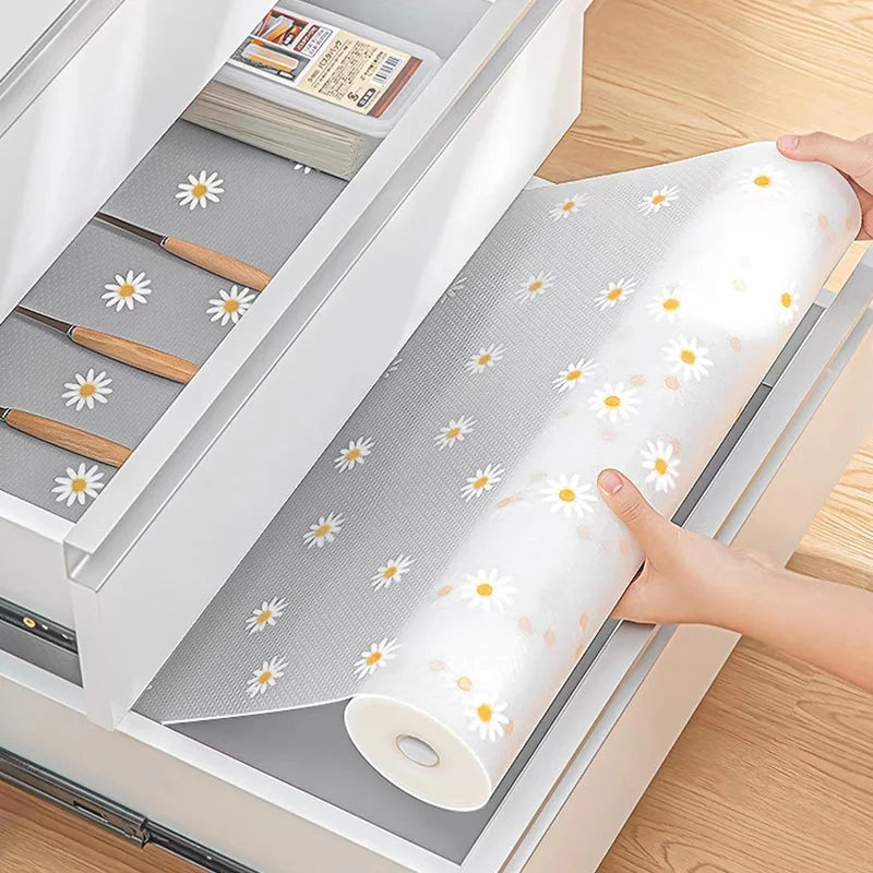 Reusable Shelf Liners Dustproof Pads EVA Cabinet Mat Dustproof and Non-slip Drawer Mat Waterproof Moisture-proof Drawer Mats