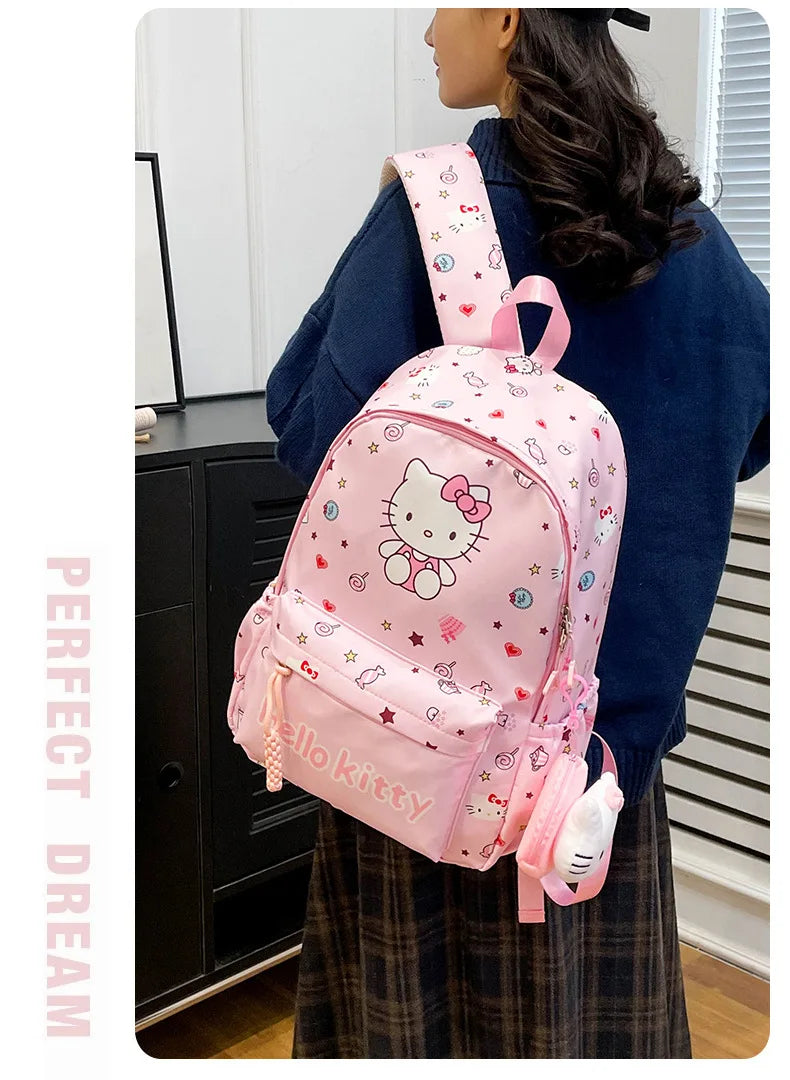 New style trendy student schoolbag cartoon print cute large capacity backpack fashionable middle school student backpack