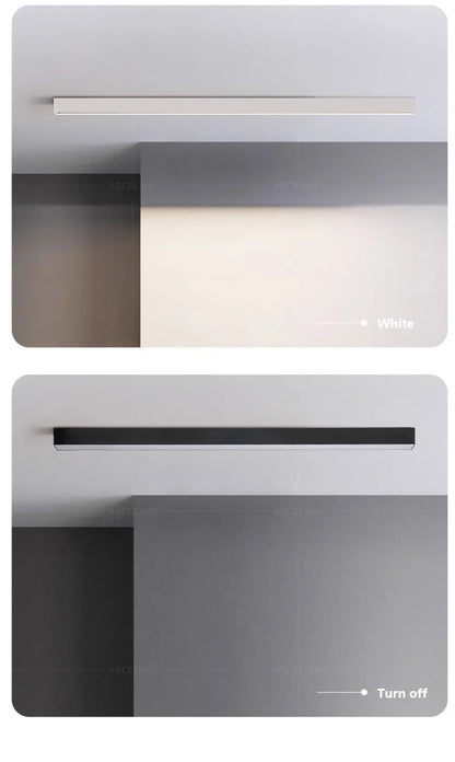 Modern LED Strip Light Long One Lamp Bright Installation For Living Room Aisle Balcony Entrance Hallway Corridor Office Lighting