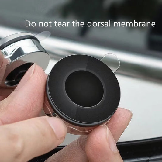 2pcs Sucker type borderless small round mirror car reversing auxiliary mirror ultra-clear reflective rear view blind area mirror