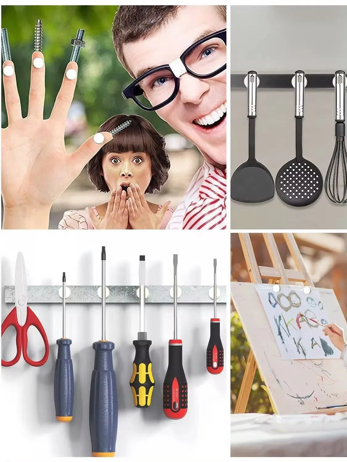 6x2mm Round  Magnets, Mini Refrigerator  Magnets Disc for Whiteboard Locker Fridge DIY Crafts