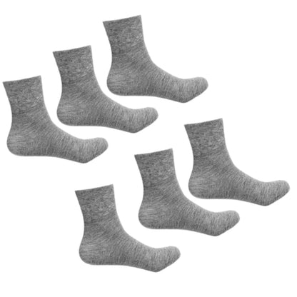 3 Pairs Diabetic Socks Mens Women Non Binding Loose Top for Diabetes Patients Swollen Feet Seamless Cotton Ankle Socks