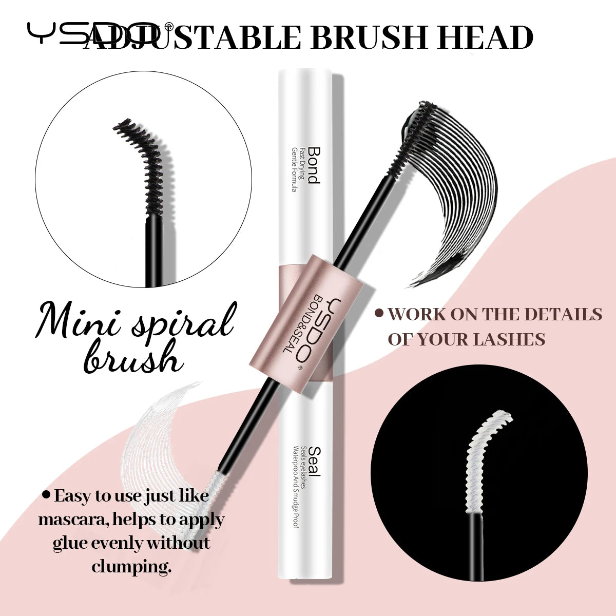 DIY Lash Extension Kit Lash Individual Lashes Clusters8-16mm With Waterproof Lash Bond And Seal Eyelash Tweezers Lash Kit